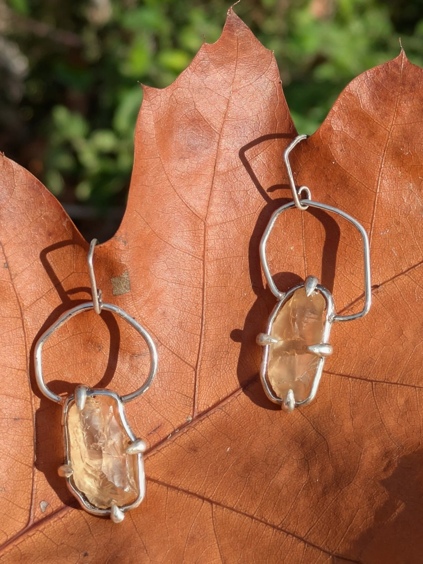 Oregon Sunstone Earrings #2