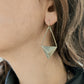 Silver Triangle Earrings