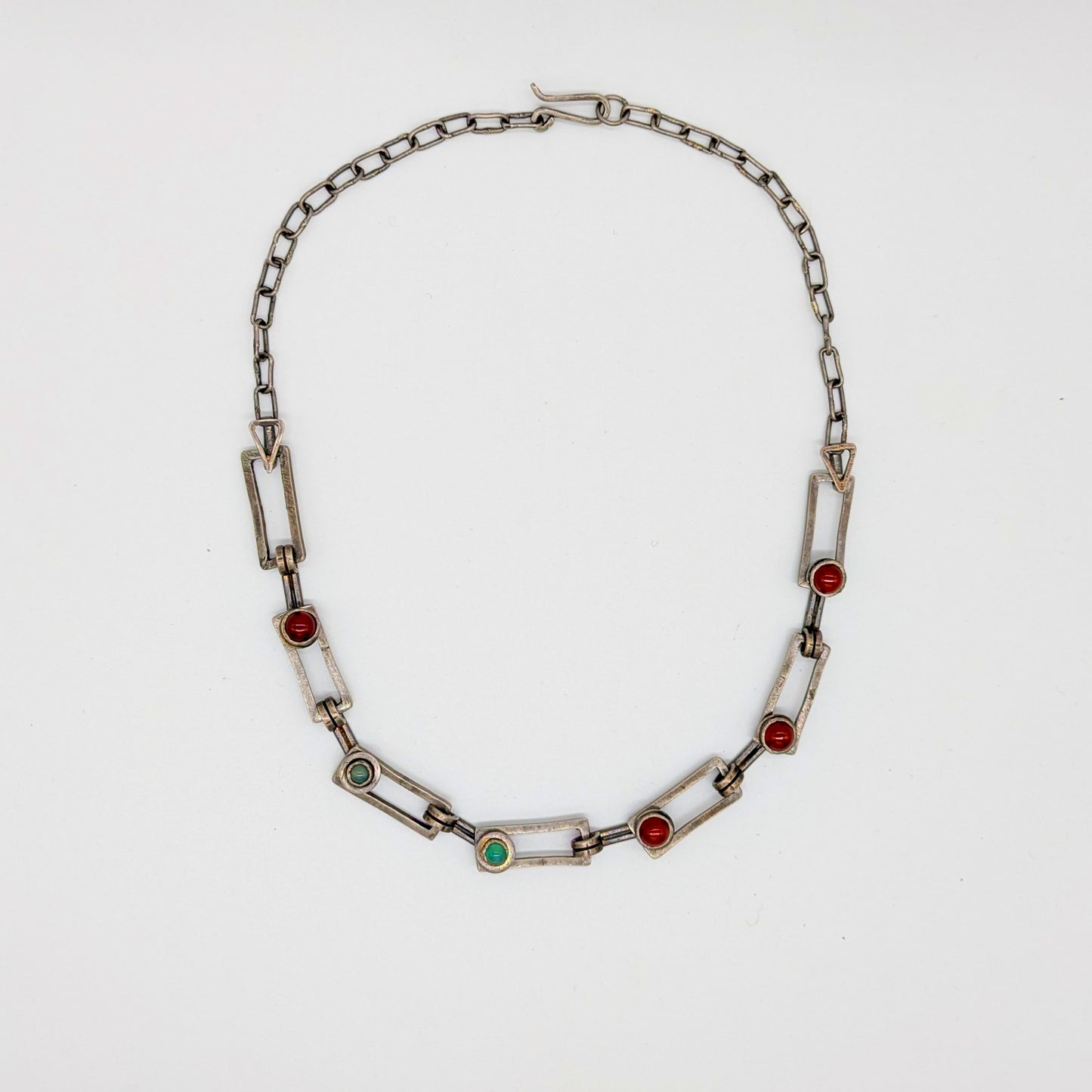 Kinetic Chain w/ Carnelian and Chrysoprase