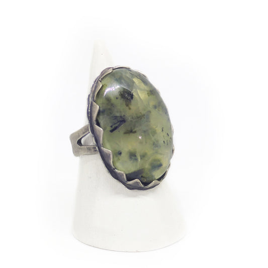 Epidote Ring Size 8