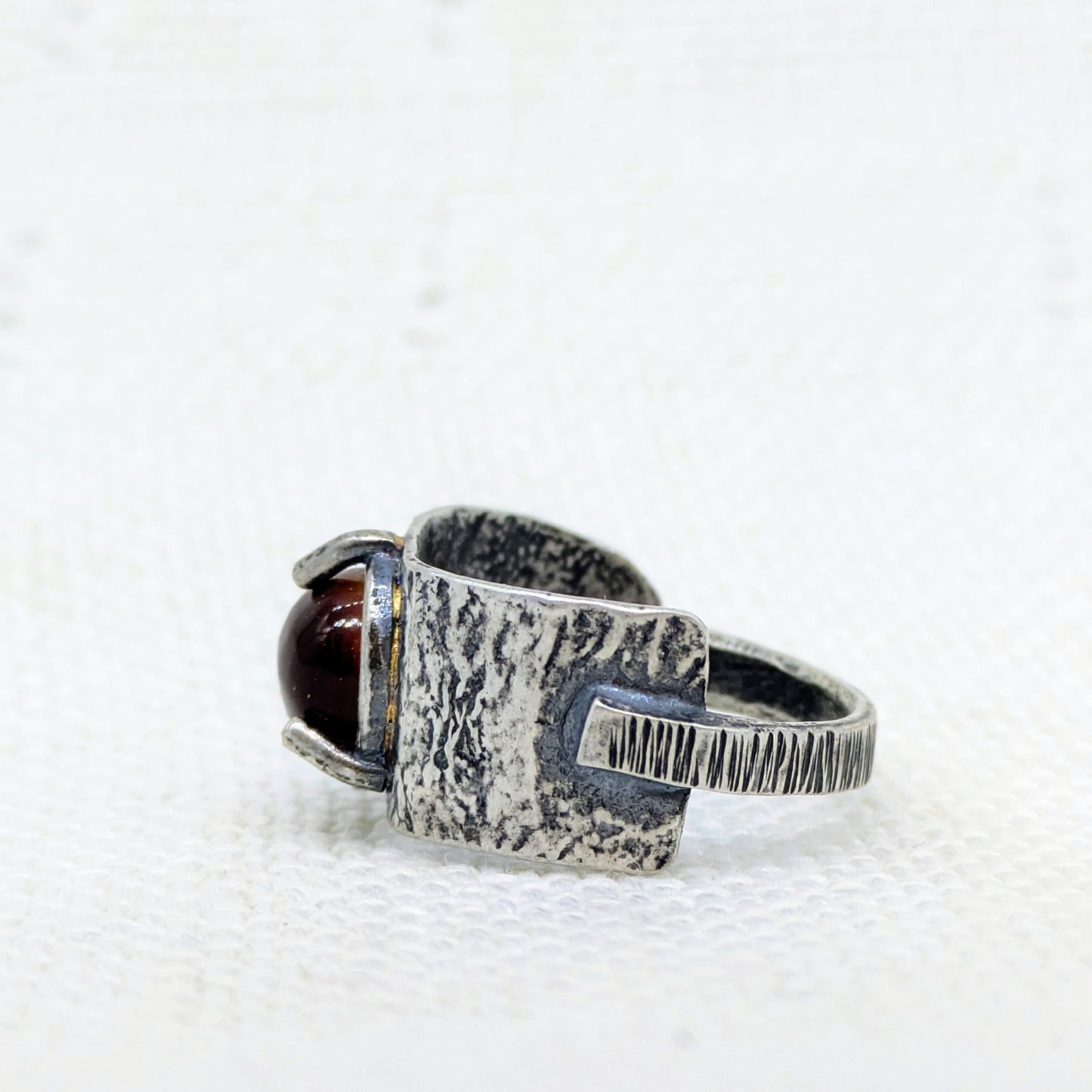 Oregon Fire Agate Ring