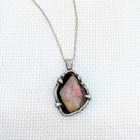 Watermelon Tourmaline Necklace